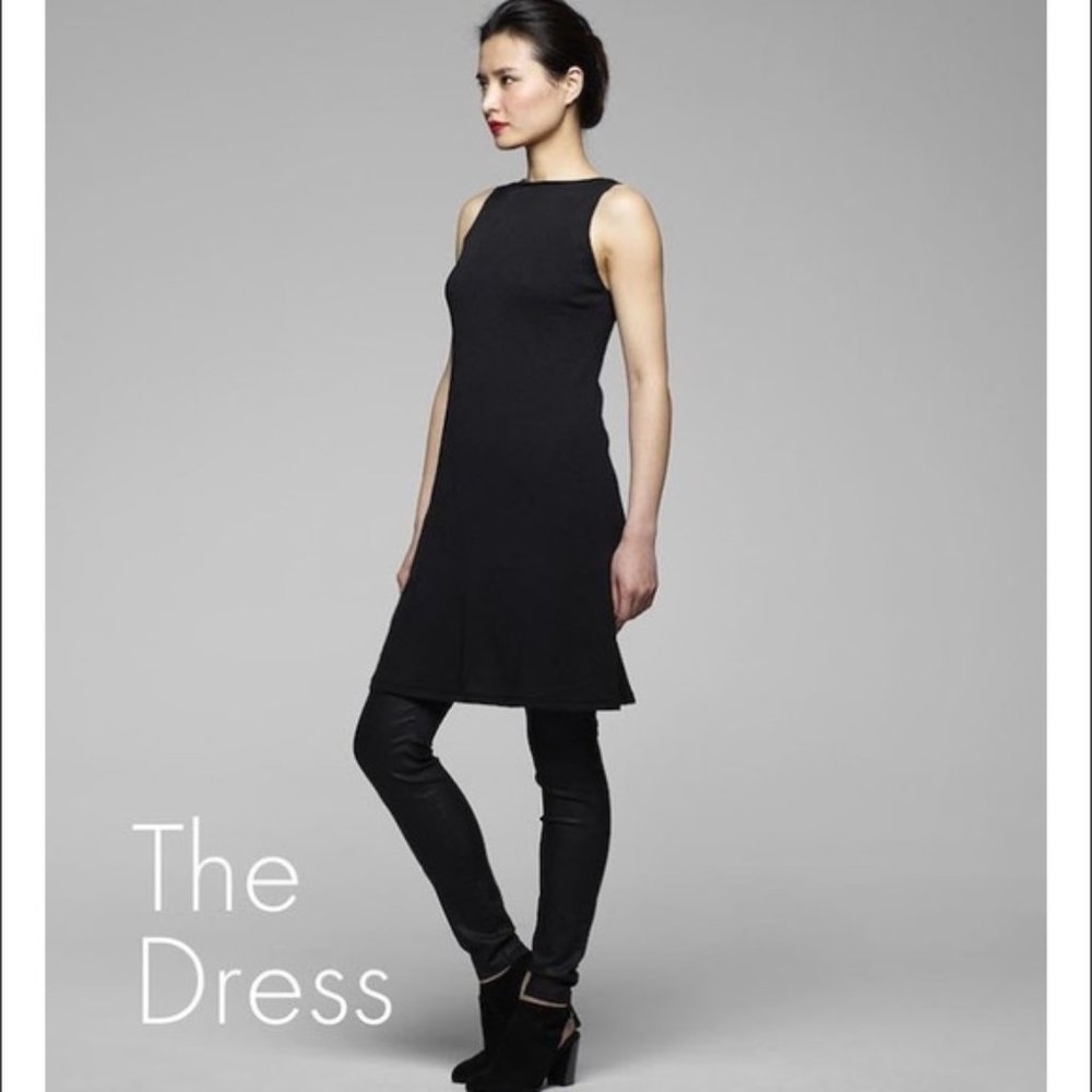 NWT Eileen Fisher Icon Dress Black XS